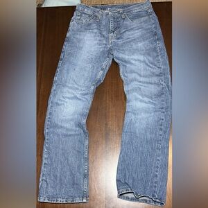 Levi's Light Blue Straight Jeans